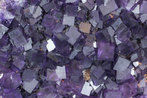 Beautiful, purple cubic fluorite from Harding County, Illinois